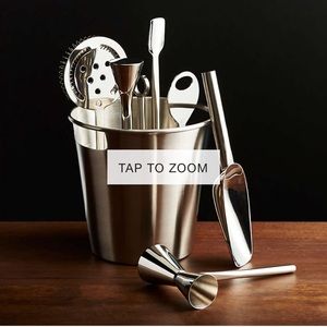 NWT Bar Tool Set Silver.pictures for demonstration purposes, model pics!